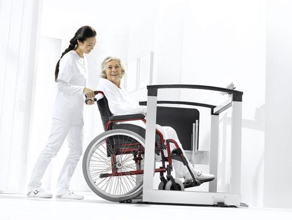 任丘法醫醫院也買了s605輪椅秤