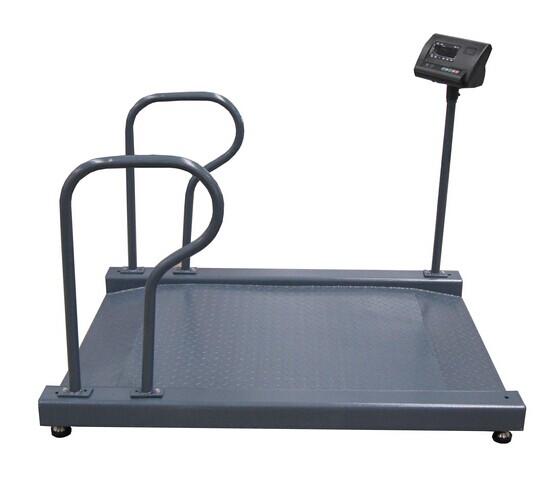 300kg医用斜坡轮椅称，带打印透析体重称