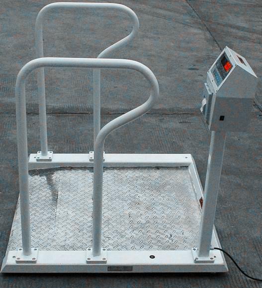300kg不锈钢透析电子秤，血透轮椅秤