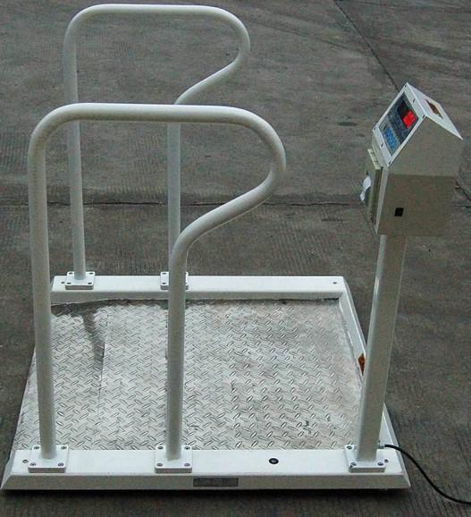 透析专用轮椅秤，带扶手的轮椅电子体重秤